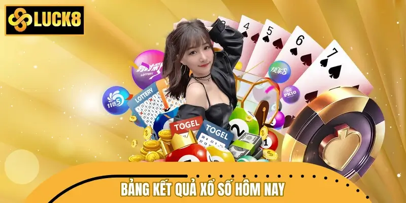 Bảng kết quả xổ số hôm nay trực tiếp từ nhà đài